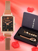 Relógio Feminino Aço inoxidável Pulseira Grátis - Aifeli - Loja para todas as mulheres