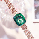 Relógio Feminino Diamante Verde Esmeralda - Aifeli - Loja para todas as mulheres